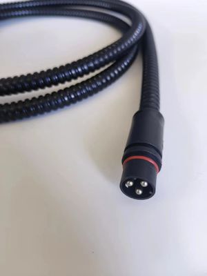 Black Engine Heater Cable 2.0m Low Temperature Resistance 16A Corrugated Hose Line