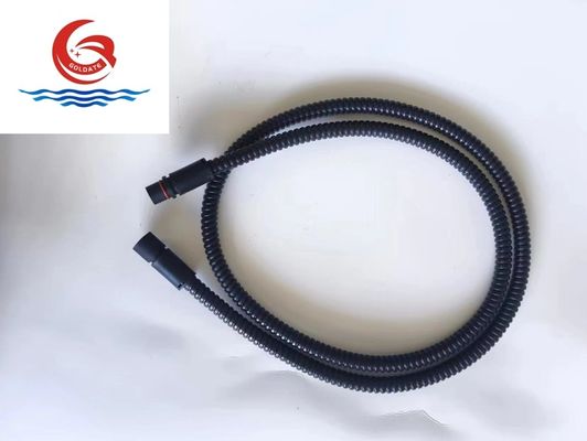 1.5m Engine Heater Cable IP44  Black 16A Low Temperature Resistance Corrugated Hose Line