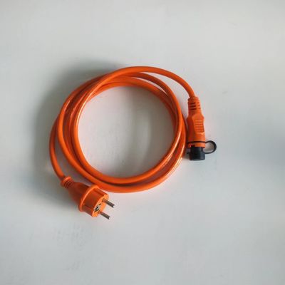 Outdoor Orange Engine Heater Power Cord 16A220V Power Extension Cable