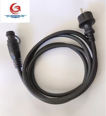 Waterproof power cord 2.5m European standards IP44 Rubber thread Oil resistant, corrosion-resistant