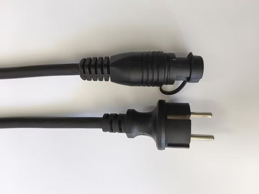 Waterproof power cord 2.5m European standards IP44 Rubber thread Oil resistant, corrosion-resistant