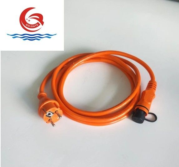 Waterproof Electric Power Extension Cord 2.6m European Extension Cord IP44  European Standard