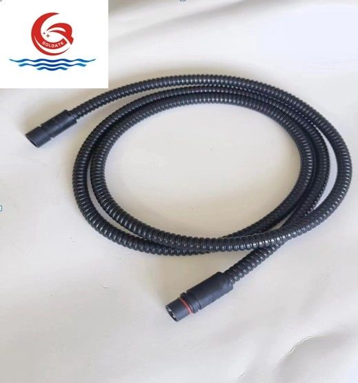 Black Engine Heater Cable 2.0m Low Temperature Resistance 16A Corrugated Hose Line